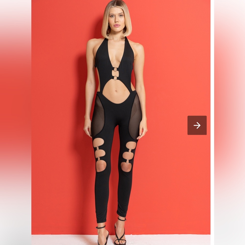 Black jumpsuit